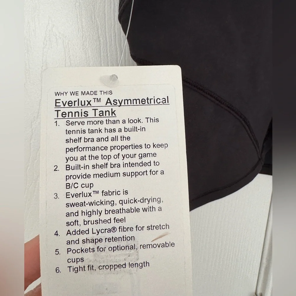 Lululemon Asymmetrical Tank - Picture 3 of 3